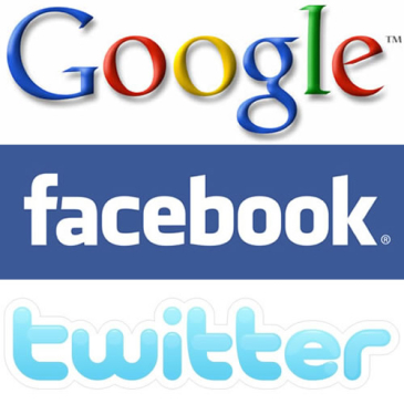 logo facebook and twitter. google-facebook-twitter.jpg