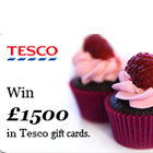 Win £1500 Tesco gift cards 