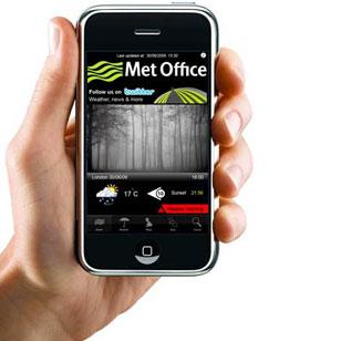 MET OFFICE launch iPhone app that would have been useful a snow ...