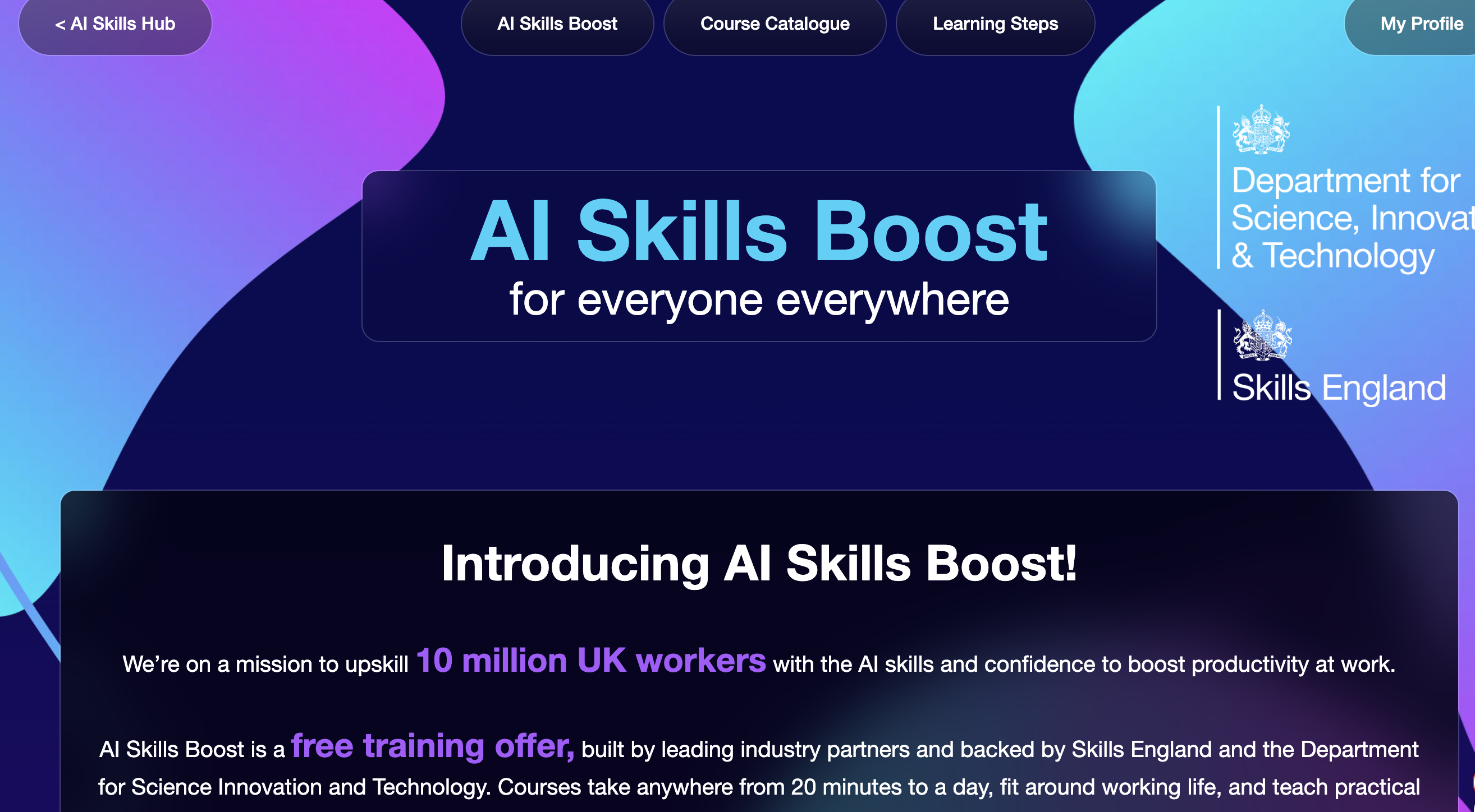 UK Government launches ‘Open University for AI’ to upskill 10 million workers